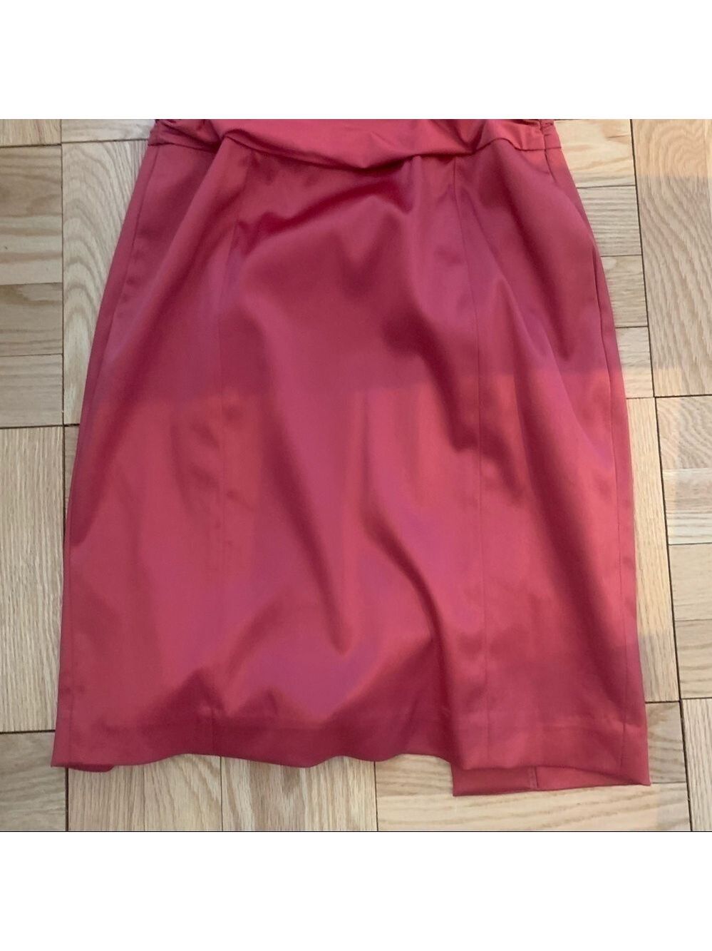 𝅺max & Cleo burnt orange cocktail dress size 2 - Picture 5 of 12
